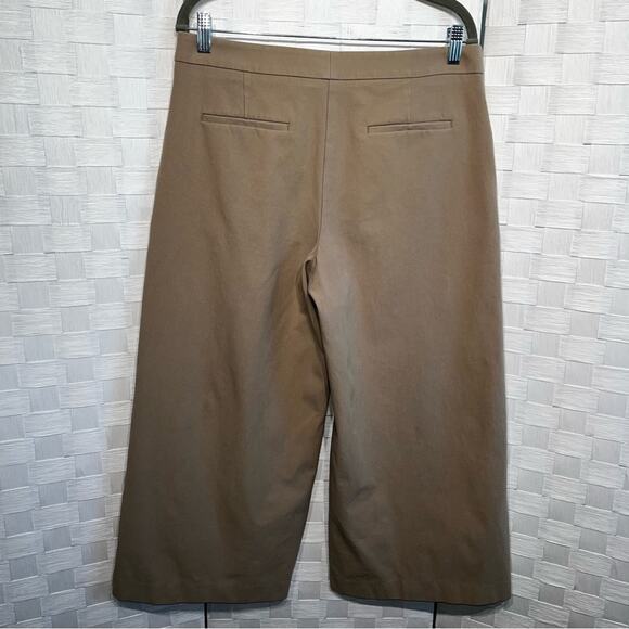 Ann Taylor The Marina High Rise Wide Leg Ankle Pants Size 10 Lagenlook Office - Picture 4 of 12
